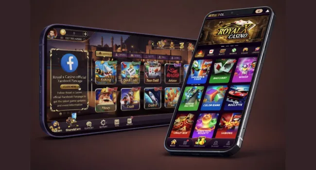 Royal x Casino Game Logo